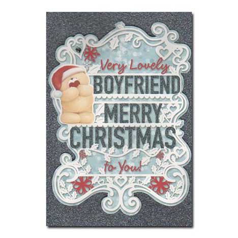 Boyfriend Forever Friends Christmas Card